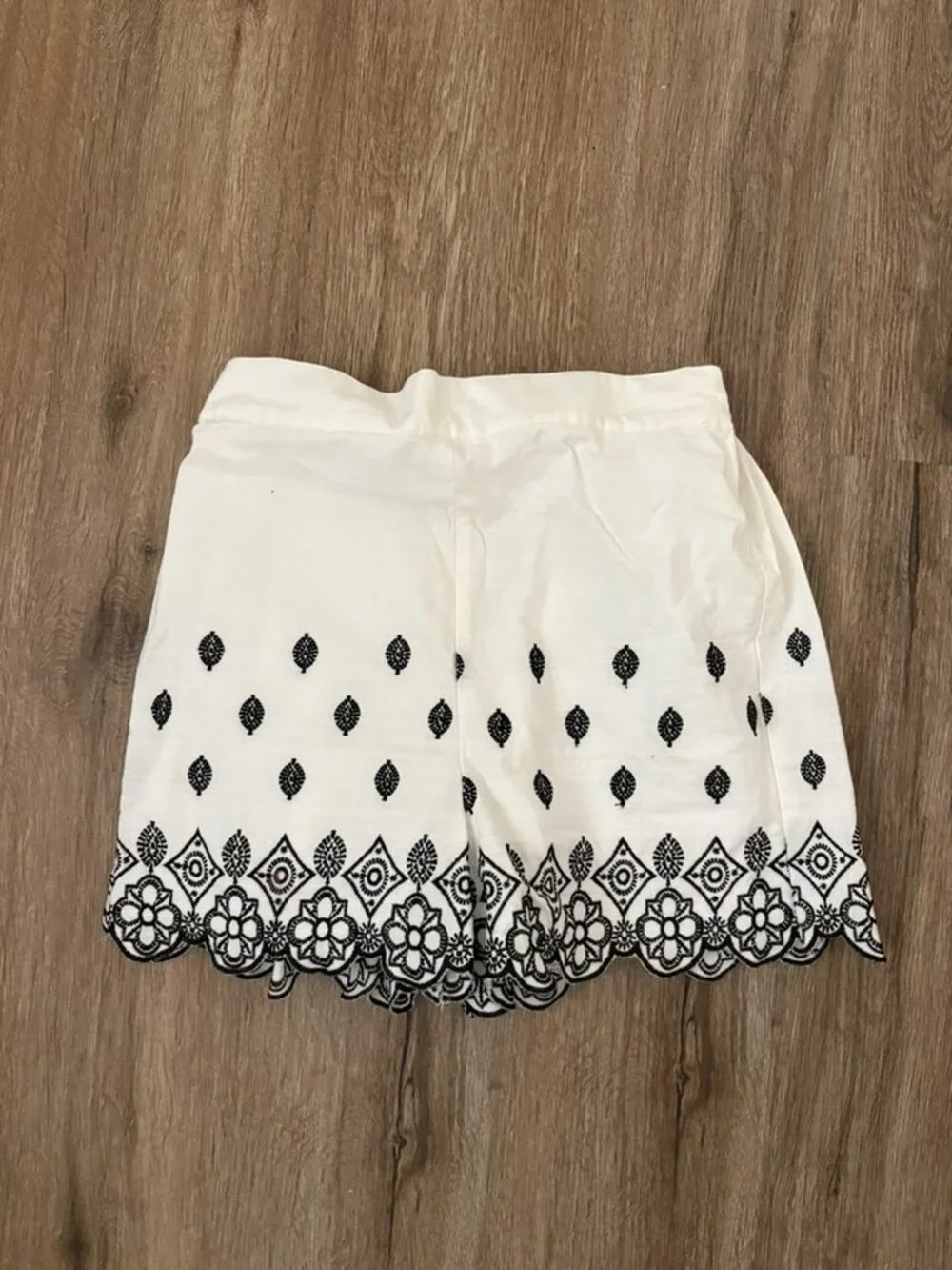 Happily Grey Black Tank & Embroidered Shorts 2 Piece Set XS